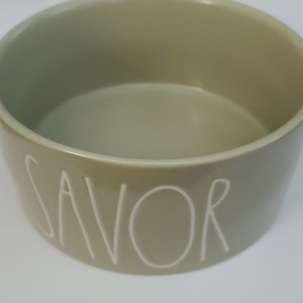 Rae Dunn 'Savor' Pet Bowl